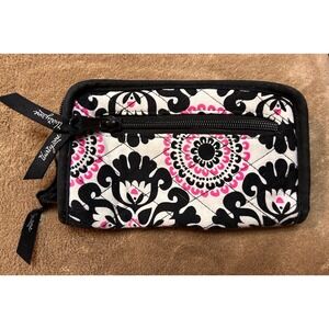 Thirty One All About The Benjamins Wallet In Medallion Pink Black White